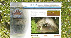 Desktop Screenshot of cabane-perchee-gites-de-leuze.com
